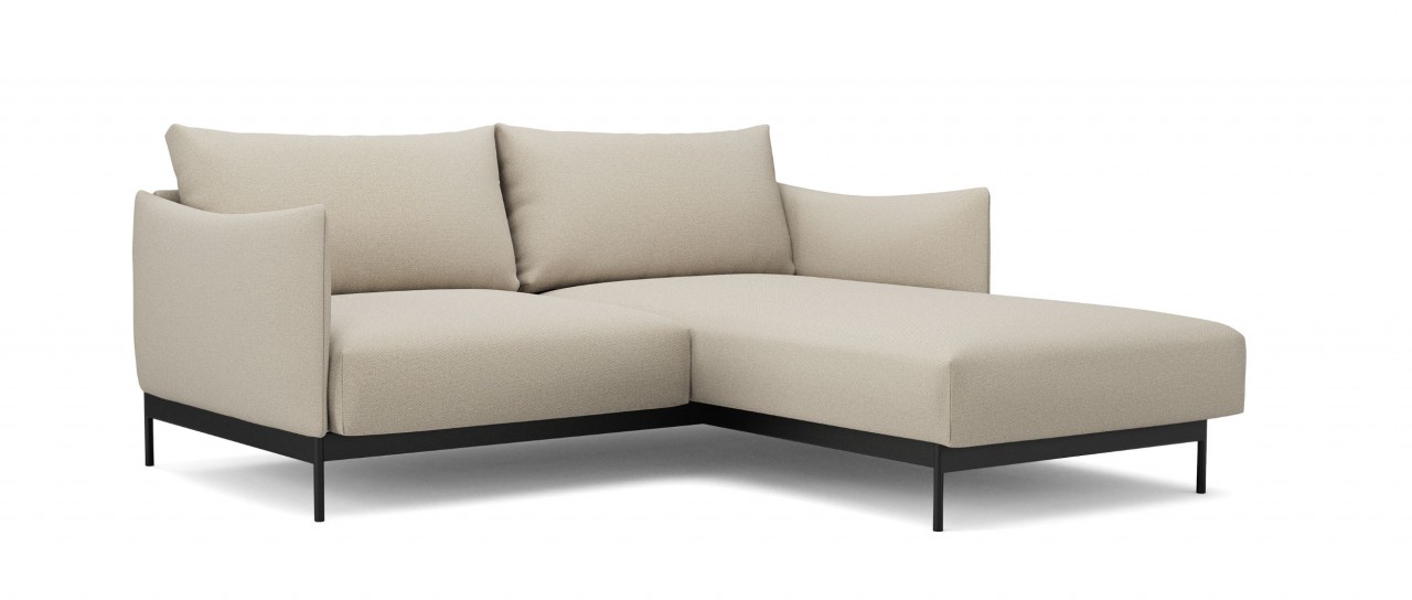 KAYTO Ecksofa mit Longchair und flexibler Armlehne von Tenksom