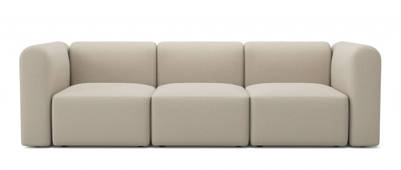 RUND 2-Sitzer &amp; 3-Sitzer Sofa - hohe Armlehnen - von Tenksom