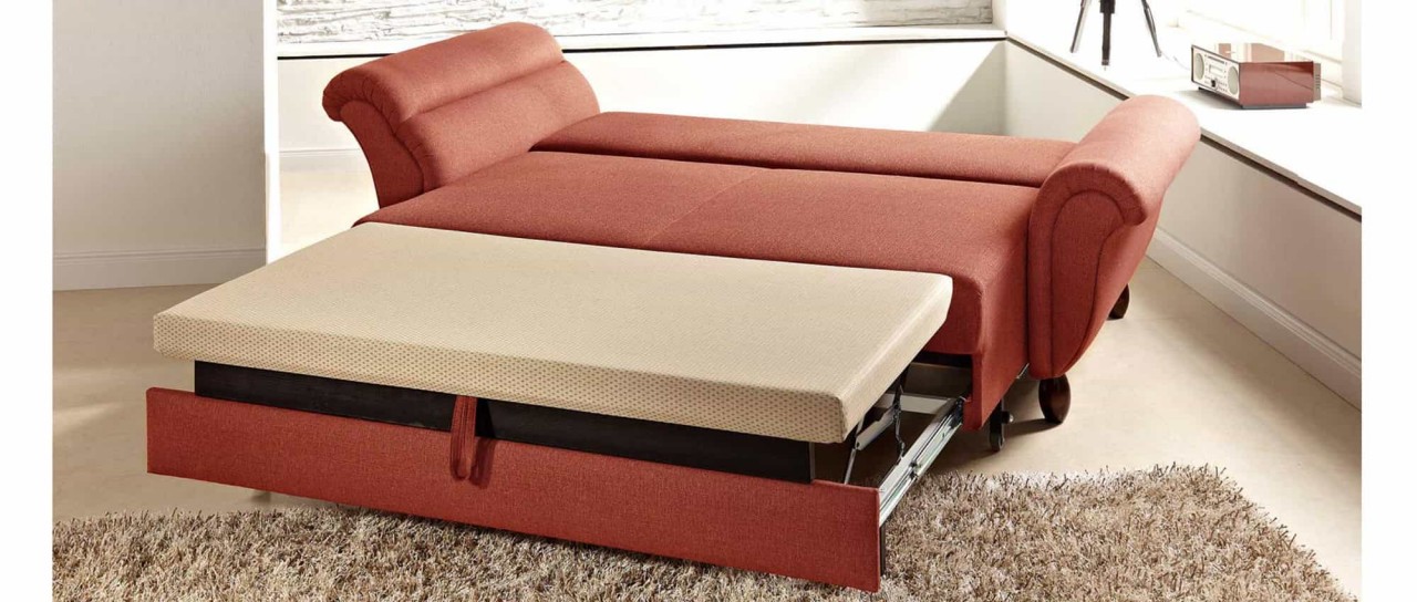 SYLT DELUXE Schlafsofa im Landhausstil mit Bettkasten von sofaplus