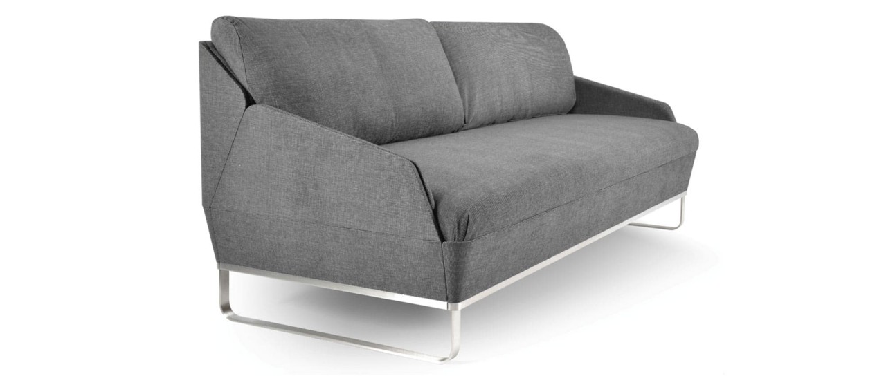 DELUXE Schlafsofa, Doppelliege mit Lattenrost von Swiss Plus