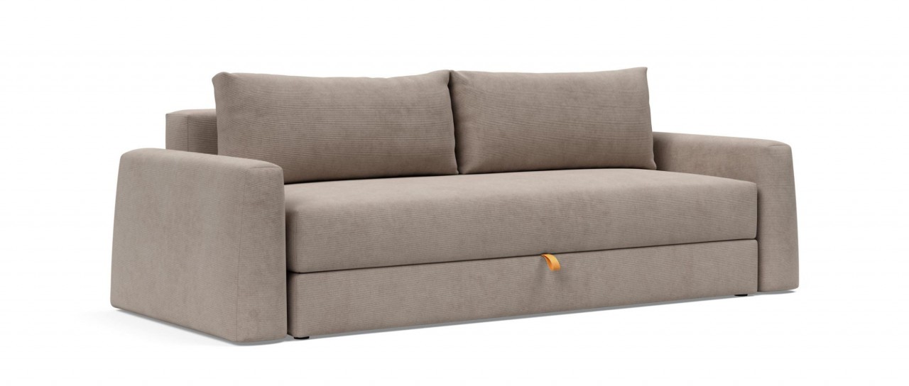 CONE Schlafsofa mit Armlehnen und Bettkasten von Innovation
