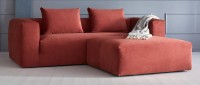 Vorschau: AALBORG 3-Sitzer Designer Sofa, Loungesofa mit breiten Armlehnen