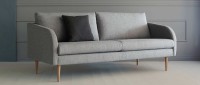 Vorschau: BERGEN 2-Sitzer Designer Sofa mit Polsterarmlehnen