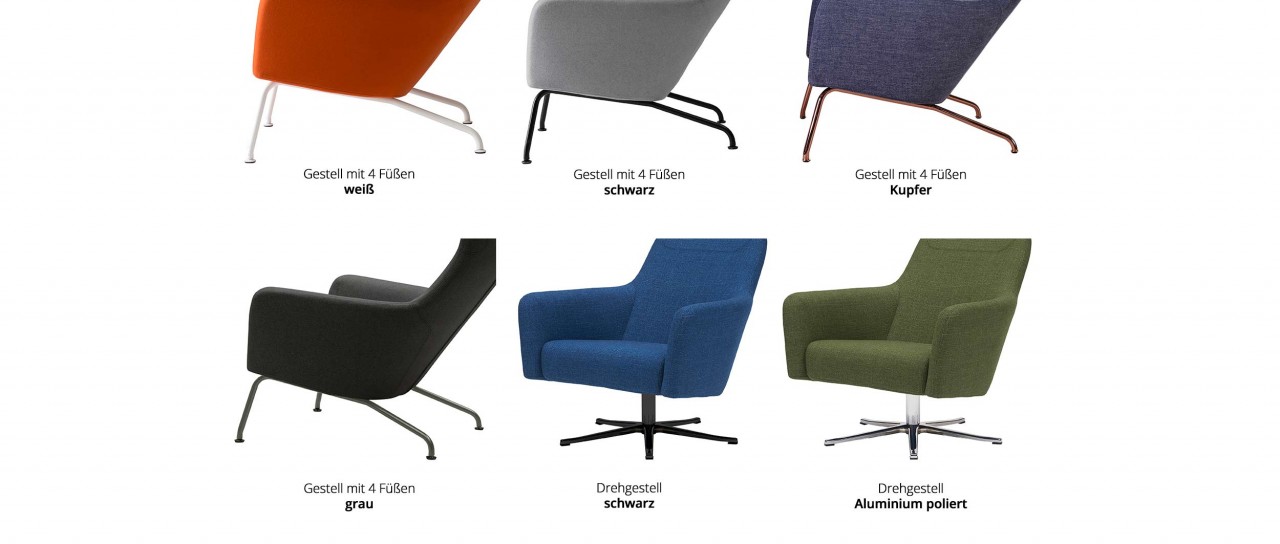 HAVANA Designersessel von Softline - mit Stoffen von KVADRAT