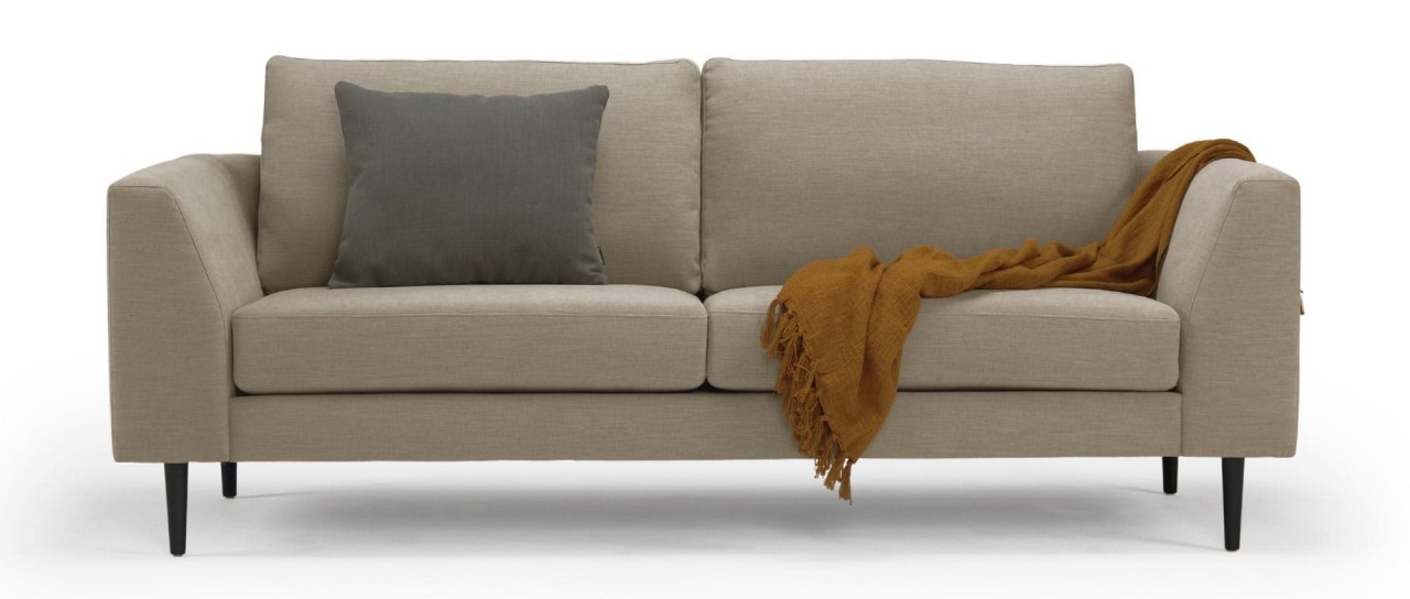 TRONDHEIM 2,5-Sitzer Designer Sofa mit Holz- oder Metallfüßen