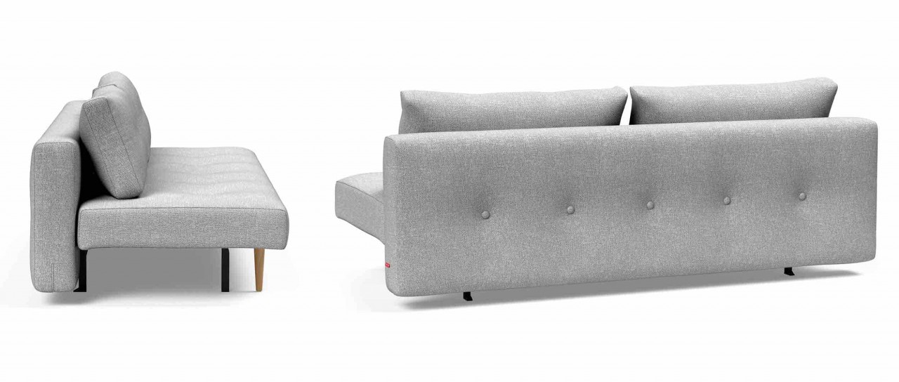 RECAST PLUS Schlafsofa von Innovation mit hellen Styletto Holzfüßen