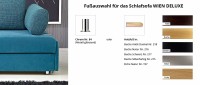 Vorschau: WIEN DELUXE 02 - Einzelliege oder Doppelbett von sofaplus