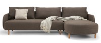 Vorschau: VARBERG 2-Sitzer L-Sofa mit Longchair und Polsterarmlehnen