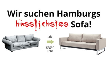 Wir suchen Hamburgs hässlichstes Sofa