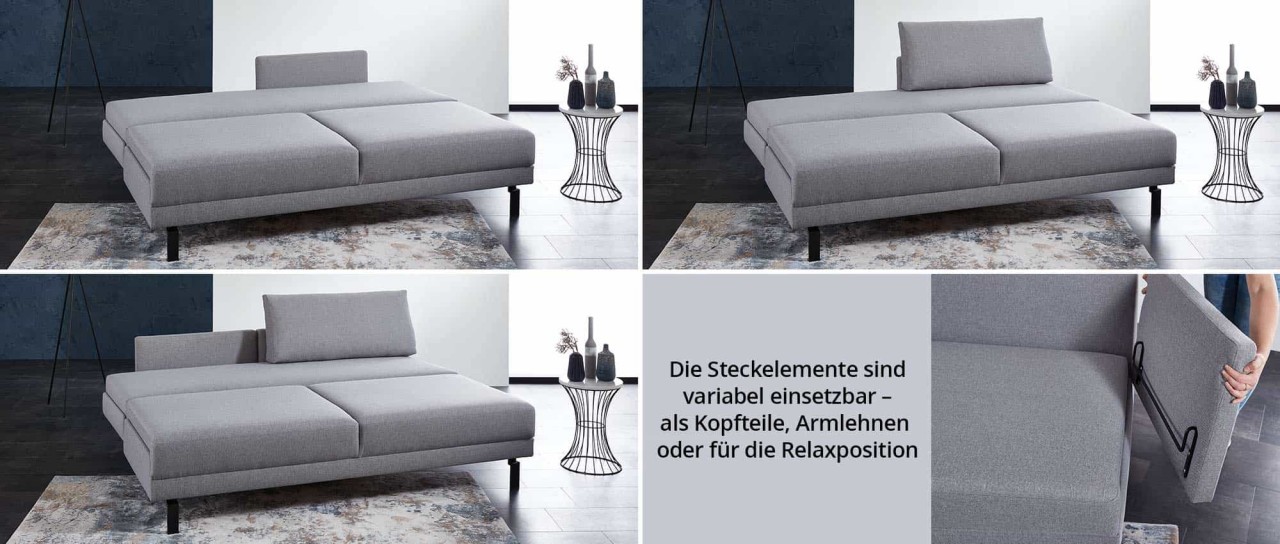 KÖLN DELUXE Schlafsofa mit Bettkasten von sofaplus