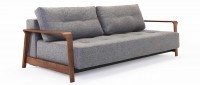 Vorschau: RAN DELUXE Schlafsofa mit Walnuss-Armlehnen von Innovation