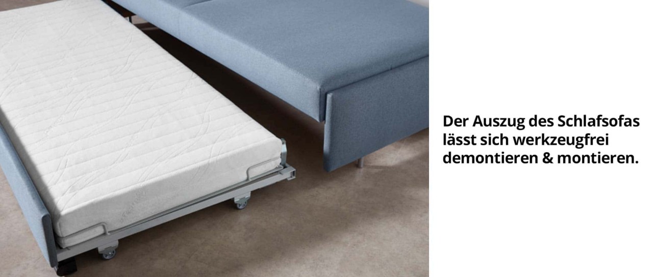 WIEN DELUXE 02 - Einzelliege oder Doppelbett von sofaplus