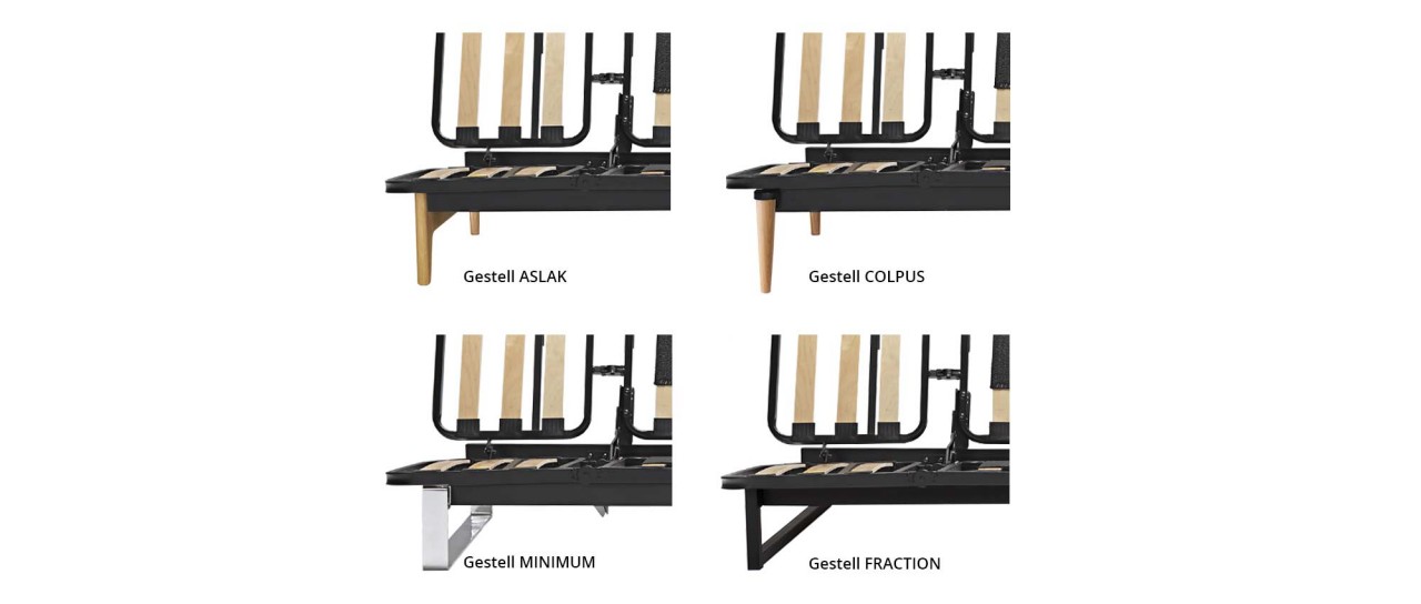 Schlafsofa GESTELLE von Innovation - Self Design Modelle