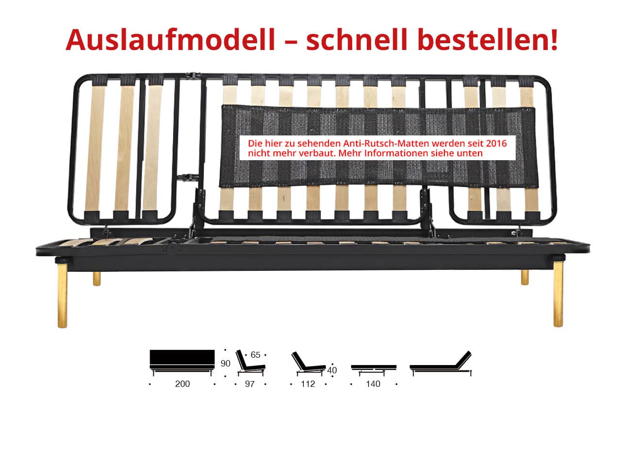 FRIGGA Schlafsofagestell von Innovation