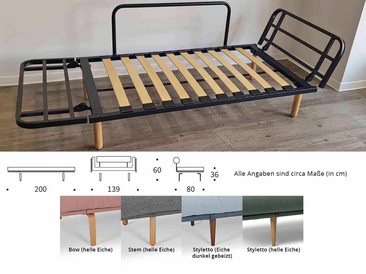 ROLLO Schlafsofagestell von Innovation