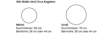 PORI Holztisch von sofaplus Maße