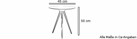 CIRCOE Couchtisch von Softline Maße