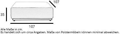 Hocker NEVADA von Softline Maße