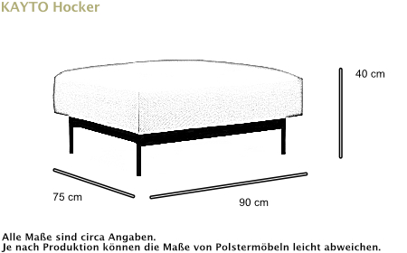 KAYTO Hocker - von Tenksom