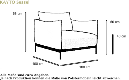 KAYTO Sessel mit flexibler Armlehne - von Tenksom