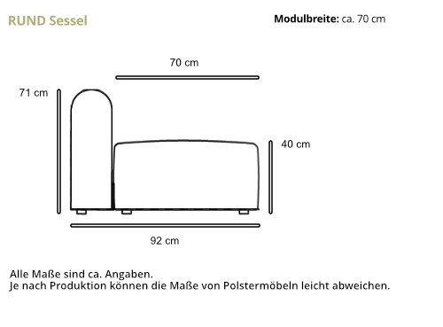 RUND Sessel von Tenksom